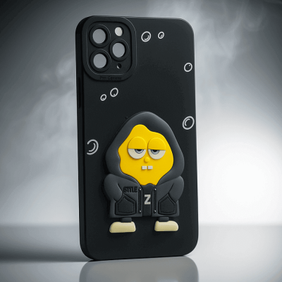 قاب آیفون 11 pro max iPhone طرح spongebob محافظ لنز دار