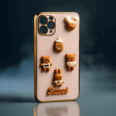 قاب آیفون iPhone 11 pro max shine teddy