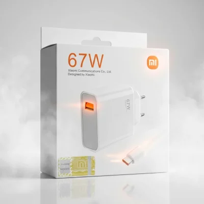 شارژر دیواری اورجینال به همراه کابل Xiaomi 67W مدل MDY-12-ES